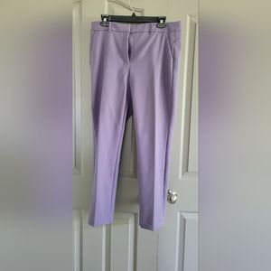 WHBM NWOT purple ankle slim pants